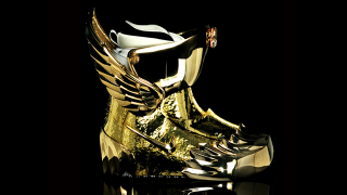Illustration for article titled You Won't Believe How Complicated It Is to Encase a Snowboard Boot in Gold